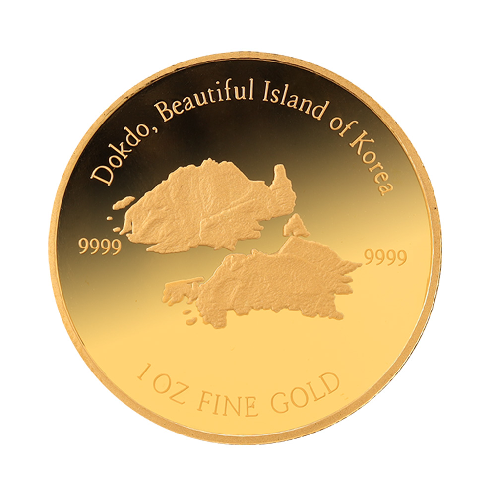 1온스 골드 독도 불리온 메달